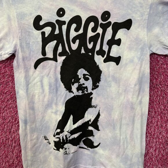 Notorious B.I.G Baby Biggie Lavender Tie Dye Small - Picture 2 of 4